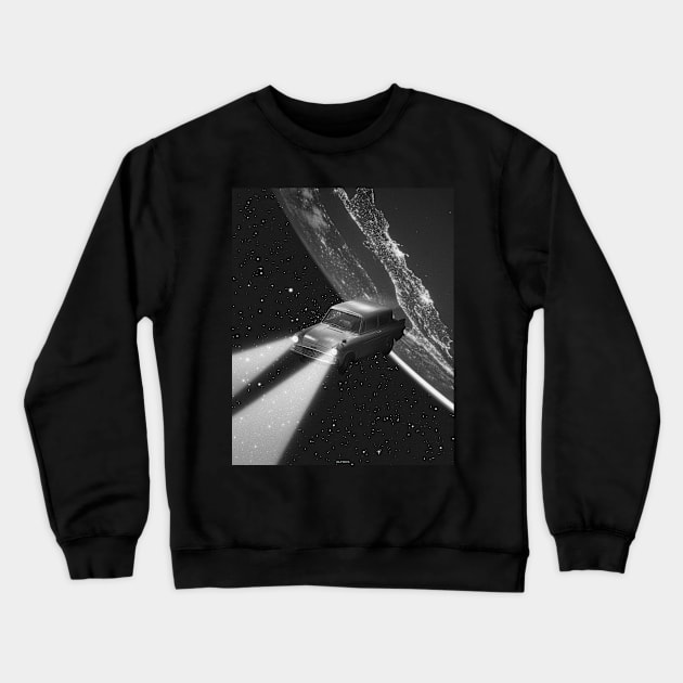 AUTOPILOT. BLACK AND WHITE. Crewneck Sweatshirt by LFHCS